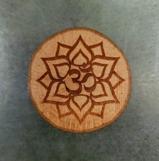 Om Lotus Mandala Magnet