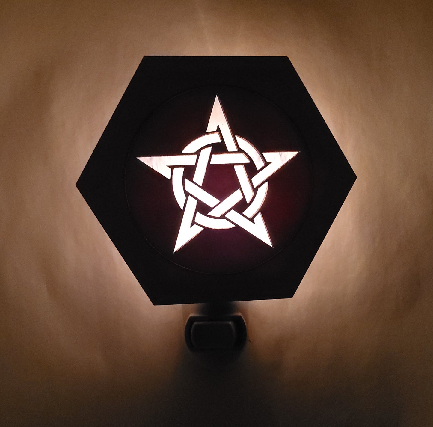 Celtic Star Pentagram Night Light